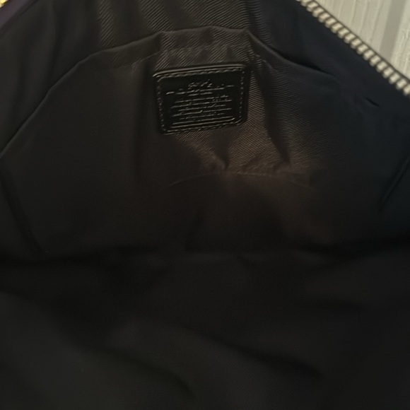 Coach Crossbody Bag OS Color Purple Silver - Picture 10 of 12